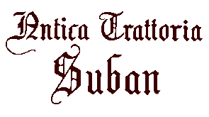 Il logo dell'Antica Trattoria Suban di Trieste, testimonial myfood